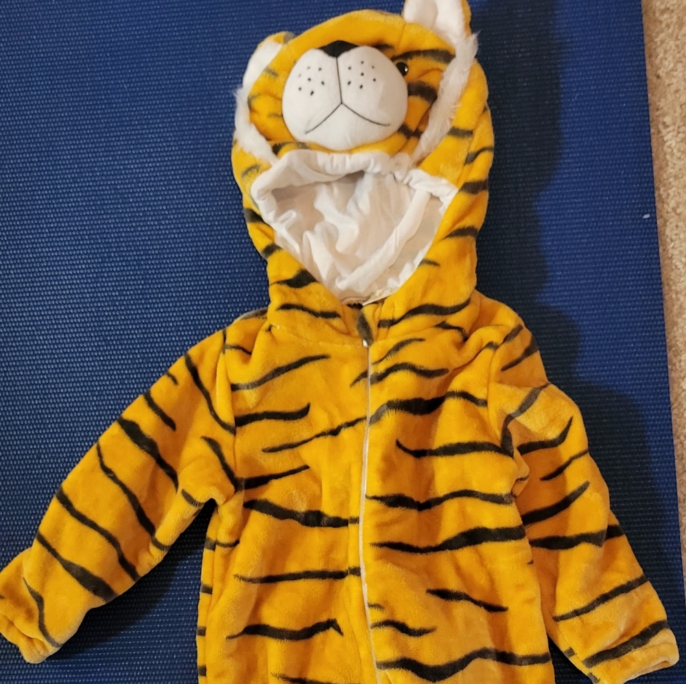 Toddler Plush Tiger Costume